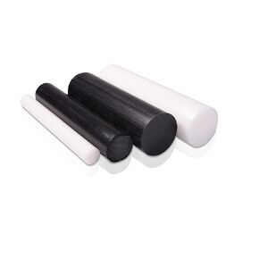 White Delrin/Acetal Copolymer Rod 1 3/4" Diameter x 1' Length