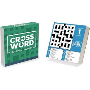 TF النشر 2024 الكلمات المتقاطعة التقويم اليومي لسطح المكتب | تنظيم المنزل والمكتب | أكثر من 300 صفحة سهلة التمزيق بالألوان الكاملة | حامل مرفق من الورق المقوى قابل للطي للمكاتب | 5.25 بوصة × 5.25 بوصة in Kuwait