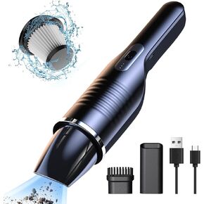 2024 New Upgrade Cordless Car Vacuum-15000Pa Powerful Suction Vacuum Rechargeable, Type-C Fast Charge-Mini Portable Hand Vacuum for Car Interior,Office,Home in Saudi Arabia