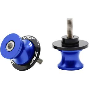 M6 دراجة نارية CNC سوينغ الذراع المتزلجون بكرات حامل المسمار ل YZF R1 R1M R3 R6 R7 R25 R15 R125 600R الأسود in Kuwait