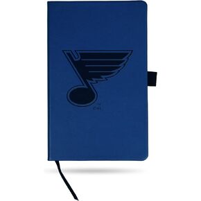Rico Industries NHL Hockey St. Louis Blues Blue - Primary Laser Engraved Small Notepad