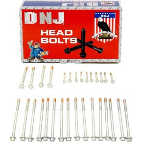 DNJ HBK3165 Head Bolt Kit/for 1997-2006/ Avanti, Buick, Cadillac, Chevrolet, GMC, Hummer, Pontiac/ 4.8L-6.0L/ V8/ 16V/ OHV/ LM4, LM7, LS1