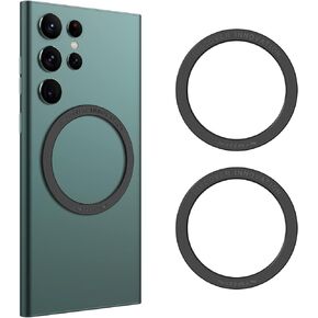 Nillkin MagSafe Ring Magnet - Magnetic Phone Sticker for Samsung Galaxy S23 S22 S21 S20 Ultra/Plus, iPhone 15 14 13 12 11/XS/8/SE, Google Pixel 8/7 Pro and Android Phones, 2 Pack Black