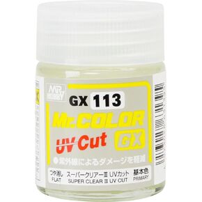 Mr. Color GX113 Flat Super Clear III UV Cut 18ml
