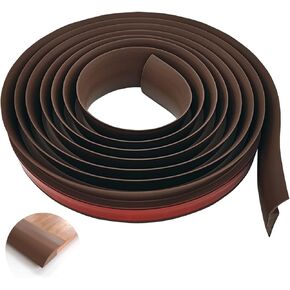 COUKIU 10 FT PVC Floor Transition Strip, Peel and Stick Molding Trim for Threshold Transitions with a Height Less Than 10 mm/0.4in, Carpet & Floor Edging Trim, Carpet to Tile Transition Strip(Black)