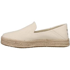 حذاء مسطح كاجوال للسيدات من TOMS Carolina Espadrille سهل الارتداء - أسود