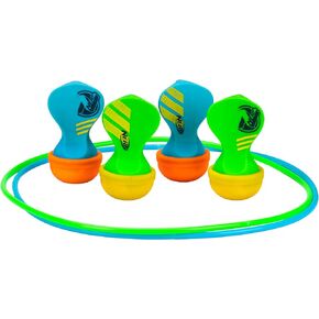 Franklin Sports NERF Soft Tip Lawn Darts-Fun Outdoor Family Yard Game-Adults+Kids Soft Tip Lawn Dart Set-Perfect for Camping,Backyard+Outdoors-Includes (4) NERF Soft Tipped Lawn Darts+(2) Targets