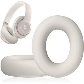 Silicone Case Compatible with Beats Studio Pro, Silicone Ear Pads Cover Protector Headband Cover, Anti-Scratch, Washable Protective Cover for Beats Studio Pro Ear Pads - Black