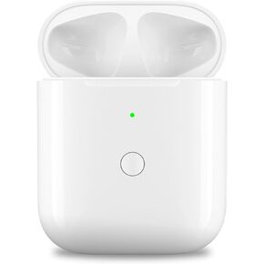 AIOYE Wireless Charging Case Compatible with AirPod 1st and 2nd Generation - Perfect Replacement Sleeve 550mAh,White