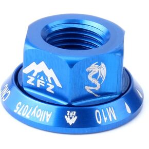 Wheel Nuts 2pcs Wheel Nuts Blue Hub Nut Hub Axle Nut Bike Rope M10 Hub Nut