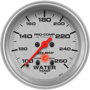 Auto Meter 4454 Ultra-Lite Electric Water Temperature Gauge