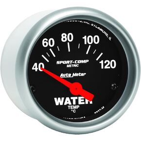 Auto Meter 3337-M SPORT-COMP Metric Water Temperature Gauge