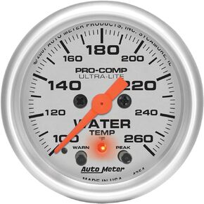 Auto Meter 4354 Ultra-Lite Electric Water Temperature Gauge