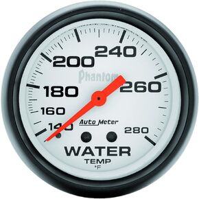 Auto Meter 5831 Phantom Mechanical Water Temperature Gauge