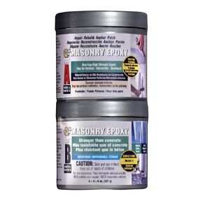 PC Products PC-Masonry Epoxy Adhesive Paste, Two-Part Repair, 128 oz in Two Pails, Gray 71120