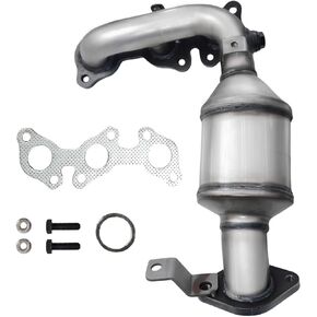 JT Exhaust Catalytic Converter Compatible with 2004 2005 2006 Sienna 3.3L FWD, 2004 2005 2006 2007 Highlander 3.3L, Lexus RX330 2004 2005 2006, 3.3L 【Driver Side/Front】 (Standard EPA Grade)