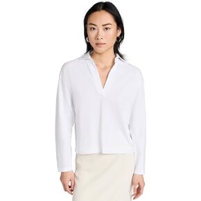 Vince Women's Easy Long Sleeve Polo