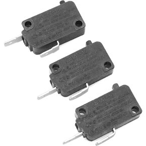 Lind Kitchen 3PCS Micro Switch KW3AT-16A Microwave Oven Door Switch Replacement Part High Temperature Resistance
