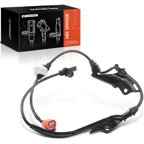 A-Premium ABS Wheel Speed Sensor Compatible with Honda Models - Accord 2003 2004 2005, 2.4L/3.0L, built in the U.S. - Front Left Driver Side, Replace# 57455SDAA02, 57455SDAA01