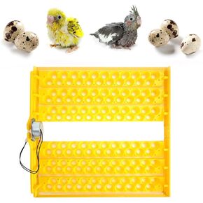 Yosoo 132 pcs Egg Incubator Tray, Eggs Automatic Egg Turner Turning Tray for Automatic Egg Incubator Tray Incubation Accessory(110V)