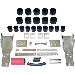 Performance Accessories, Chevy/GMC S-10/S15/Sonoma/ZR-2 2WD and 4WD Std/Ext Cab 2" Body Lift Kit, fits 1998 to 2003, PA192, Made in America , Black