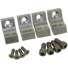 CHEVY SMALL BLOCK ALUMINUM WIRE LOOM BRACKETS FOR CENTER BOLT VALVE COVERS