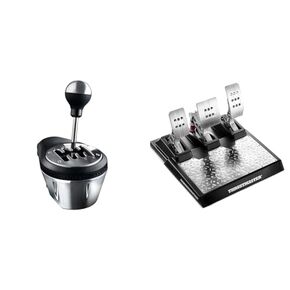 Thrustmaster TH8A Gear Shifter + Thrustmaster T-LCM Pedals Bundle (Compatible with Playstation, XBOX & PC)