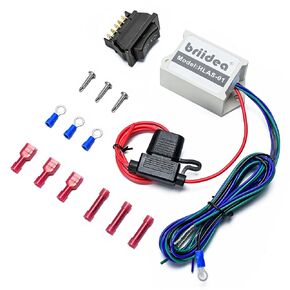 Linear Actuators for Wiring, Switch and Relay Kit, Briidea Linear Actuator Switch for 12 Volt 10A Linear Actuators, Control Your Tonneau Cover, Amp Rack, Motorized Trunk