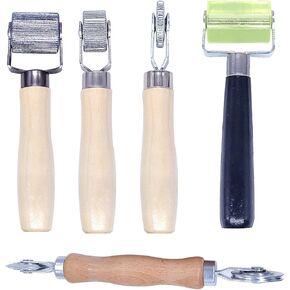 Sound Roller, Sound Deadener Roller Tool Car Sound Deadening Roller Sound Deadener Roller Set, Seam Roller, Bearings Equipped Automotive Audio Sound Deadening Application Wheel Roller 5 Pcs