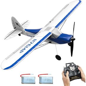 RCSHOBBY Sport Cub 500 S2 RC Airplane RTF 4 CH Remote Control Airplane with Gyro Stabilization System& One Key Aerobatic, Ready to Fly for Beginners,Kid,Adults