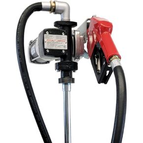Macnaught Fuel Transfer Pump M3 120V, 20 GPM 1" High Flow Fuel Pump, Auto Shut-Off, Nozzle, Discharge Hose, Expandable to 36" Length, CSA Certified for Gasoline, Diesel, Kerosene, Mineral Spirits