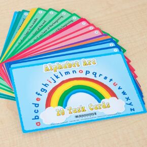 Really Good Stuff Alphabet Arc Task Cards - 20 Task Cards