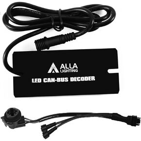 Alla Lighting Newest T25 3057 3157 CANBUS LED Decoders for Anti-Flicker Fix LED Turn Signal Lights Bulbs Hyper Flash Resistor Adapter Harness Kits/Error Free Codes