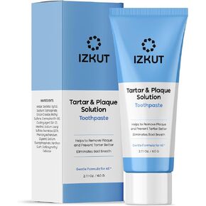 Tartar Control Toothpaste for Tartar Removal: Plaque Remover - Plaque Remover for Teeth - Tartar Remover for Teeth - Hard Plaque Remover - Plaque Toothpaste - Removes Plaque, Prevents & Reduces Tartar in Kuwait