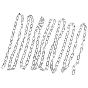 LEXININ 1/8 Inch x 32 Ft Stainless Steel Proof Coil Chain, 3mm x 10m Metal Chain Link for Hanging Clothes, Plants in Saudi Arabia