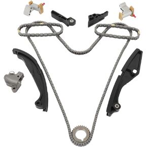 OCPTY Engine Timing Chain Kit Sets AT4Z6306A AT4Z6268B fits for Ford F-150 for Mustang Edge Flex Transit-150 Transit-250 Transit-350 Transit-350 HD for Lincoln MKS MKX MKZ 3.5L 3.7L