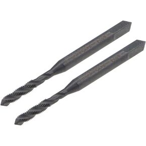 uxcell Metric Spiral Point Machine Screw Tap M3 Thread H2 Nitriding High Speed Steel 2pcs