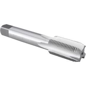 Burkit 7/8"-14 UNF Thread Tap Left Hand, HSS 7/8 x 14 UNF Straight Fluted Machine Tap