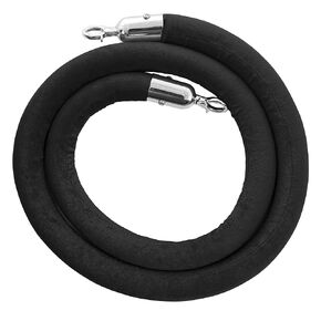 الوزن الأمريكي - U2140 Premier Chrome Post وحبل أسود مخملي للتحكم في الحشود in Kuwait