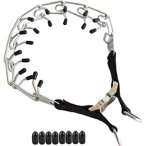 Love Dream Dog Prong Training Collar Quick Release Buckle, Dog Choke Pinch Collar with Comfort Tips for Small Medium Large Dogs (Small(2.5mm,13.8 Inch), Metal Buckle)