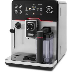 Gaggia Accademia Luxury Italian Fully Automatic Espresso Machine with 19 Customized drink settings,0.5 Liters,RI9782/46 Brushed Stainless