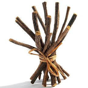 Aroma Depot 8 oz. Natural Licorice Root Chew Sticks for Humans.100% Pure Natural | Oral Health & Fresh Bearth | Individual Liquorice Sticks are 6.5-7 inches long. Glycyrrhiza Glabra From Turkey.
