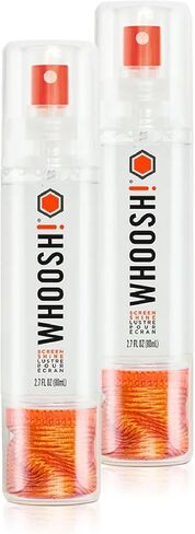 WHOOSH! Screen Cleaner Spray and Wipe [Set of 2] - 2.7 fl oz + 1 Microfiber Cloth Wipes - Travel Size Electronic Cleaner for Car, Computer, Laptop, MacBook, Phone, Watch, Eyeglass - Lens Cleaner Kit in Saudi Arabia