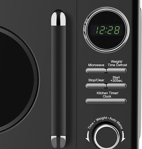 ماجيك شيف 0.7 قدم مكعب 700 وات ميكروويف كلاسيكي يعمل باللمس مع 10 مستويات طاقة و9 قوائم طهي تلقائية وقرص دوار زجاجي، أسود in Kuwait