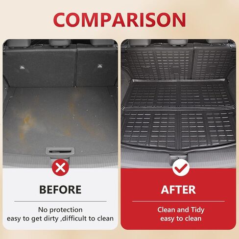 Xipoo Cargo Mat متوافق مع 2021-2024 Nissan Rogue Cargo Mat Backrest Mat Trunk بطانة بديلة لملحقات Nissan Rogue 2021-2024 (تناسب 2021-2024 Nissan Rogue، حصيرة الشحن + سجادات مسند الظهر) in Kuwait