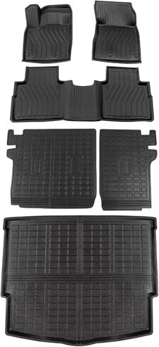 Xipoo Cargo Mat متوافق مع 2021-2024 Nissan Rogue Cargo Mat Backrest Mat Trunk بطانة بديلة لملحقات Nissan Rogue 2021-2024 (تناسب 2021-2024 Nissan Rogue، حصيرة الشحن + سجادات مسند الظهر) in Kuwait