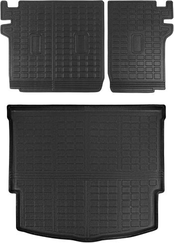 Xipoo Cargo Mat متوافق مع 2021-2024 Nissan Rogue Cargo Mat Backrest Mat Trunk بطانة بديلة لملحقات Nissan Rogue 2021-2024 (تناسب 2021-2024 Nissan Rogue، حصيرة الشحن + سجادات مسند الظهر) in Kuwait