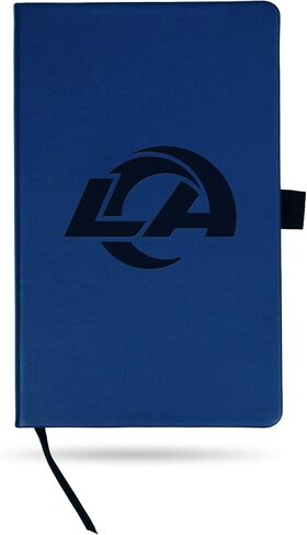 Rico Industries NFL Football Los Angeles Rams Blue - Primary Laser Engraved Small Notepad in Saudi Arabia