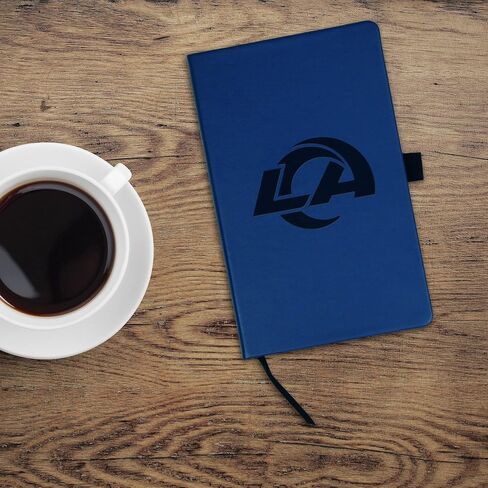 Rico Industries NFL Football Los Angeles Rams Blue - Primary Laser Engraved Small Notepad in Saudi Arabia