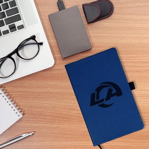 Rico Industries NFL Football Los Angeles Rams Blue - Primary Laser Engraved Small Notepad in Saudi Arabia